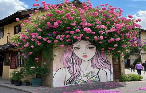 江山怎么设计网红打卡墙绘